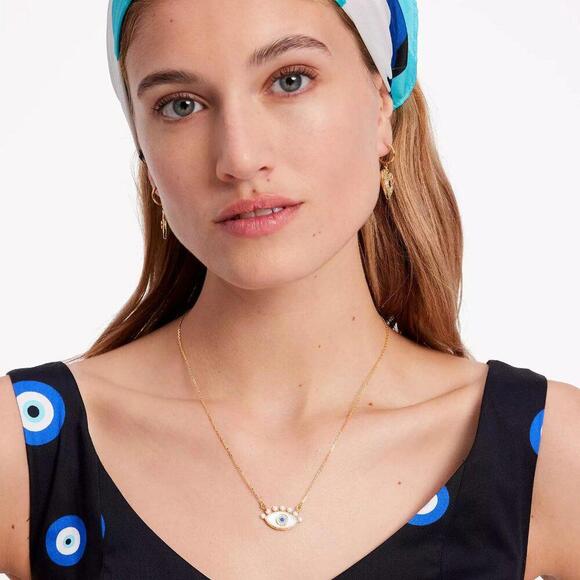 Kate Spade Evil Eye Pendant Necklace - Picture 2 of 6